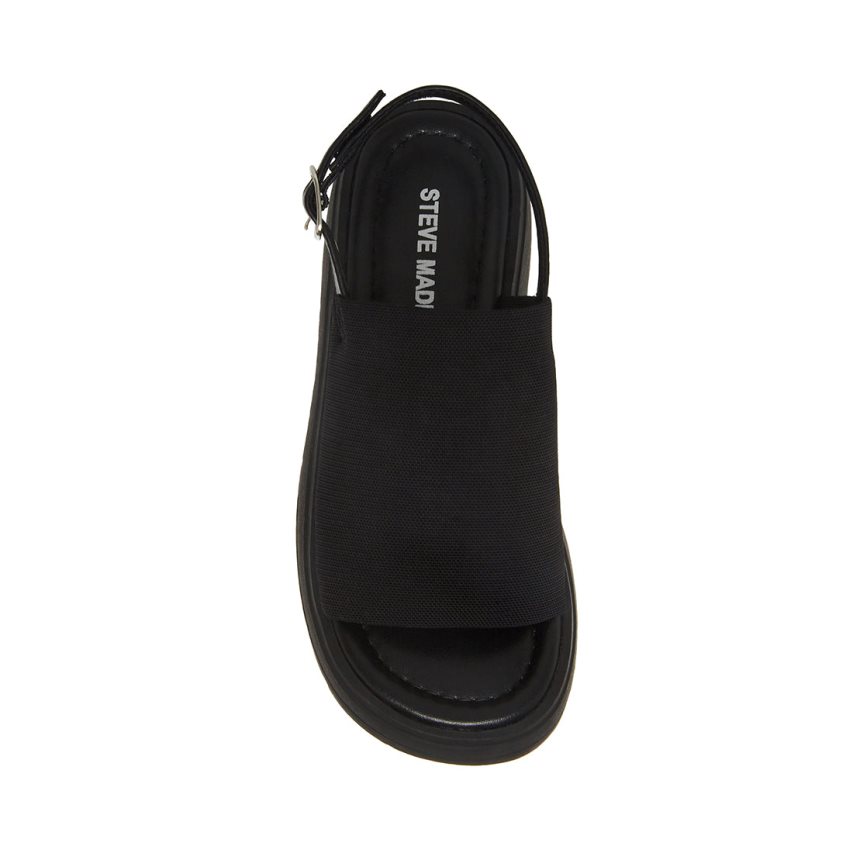 Black Steve Madden Jslinky Kids' Platform Sandals | PH 9805TCK